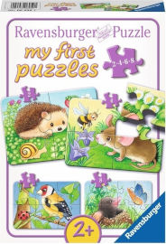 Ravensburger הפאזל הראשון שלי - 4 פאזלים אורחי הגינה לפעוטות