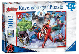Ravensburger פאזל 100 חלקים גדולים במיוחד - גיבורי על Avengers
