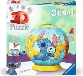 דיסני פאזל כדור 72 חלקים סטיץ והבובה פופ