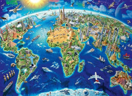 Ravensburger פאזל כדור הארץ 12722