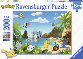 Ravensburger פאזל 200 חלקים - פוקימון בחוף הים