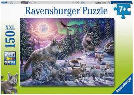 Ravensburger פאזל 150 חל' - זאבים בקוטב הצפוני