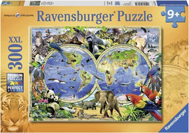 Ravensburger פאזל 300 חלקים - עולם חיות הבר- Ravensburger