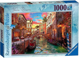 Ravensburger פאזל 1000 חלקים - ונציה הרומנטית - Ravensburger