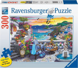 Ravensburger פפאזל 300 חלקים שקיעה בסנטוריני