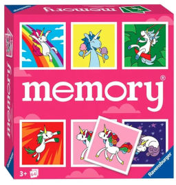 Ravensburger משחק זכרון קלאסי 32 זוגות - חדי קרן