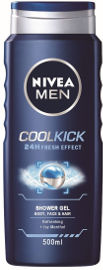 NIVEA תחליב רחצה לגבר קול קיק