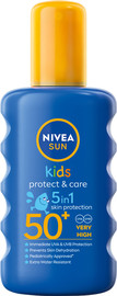 NIVEA SUN לילדים פרוטקט&קאר 5 ב1 +SPF50