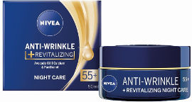 NIVEA REVITALIZING קרם לילה למניעת קמטים 55+