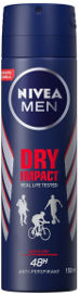 NIVEA דאודורנט ספריי גבר יבש