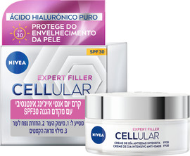NIVEA CELLULAR EXPERT FILLER קרם יום אנטי אייג'ינג אינטנסיבי עם מקדם הגנה SPF30