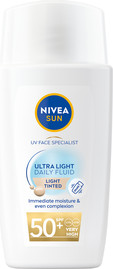 NIVEA SUN תחליב יום לפנים קליל במיוחד LIGHT - SPF50