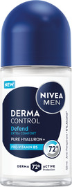 NIVEA דאודורנט רול און דרמה קונטרול לגבר