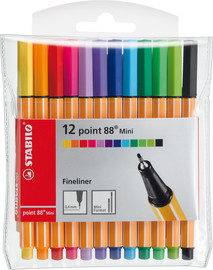 סטבילו עטי STABILO point MINI סט 12 יח'