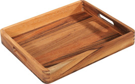Zassenhaus מגש ידיות M עץ שיטה tray acacia