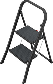 Hailo דרגש 2 שלבים מתקפל K40 שחור