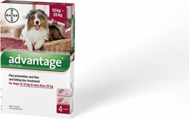 ADVANTAGE אדוונטאג' לכלב במשקל 10 - 25 ק"ג