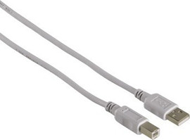 Hama כבל USB למחשב 1.5 מטר - למדפסת דגם 34694