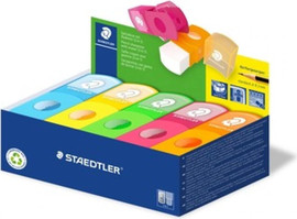 Staedtler מחדד עם מחק נאון שטדלר 511 SE