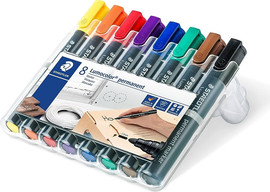 Staedtler סט טוש 70 81 שטדלר 352 WP8 עגול