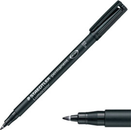 Pilot טוש פרמננט לשקפים עובי חוד דק F - שחור