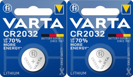 VARTA זוג סוללות VARTA CR2032 LITHIUM