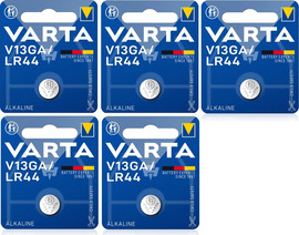 VARTA 5 סוללות VARTA V13GA LR44