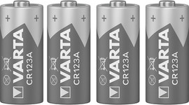 VARTA 4 יחידות סוללה Varta Lithium Batteries CR123A