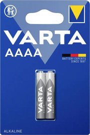 VARTA זוג סוללות אלקליין Varta AAAA 1.5V | דגם LR61 / LR8D425