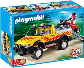 פליימוביל פליימוביל גרר עם טרקטורון 4228 - Playmobil