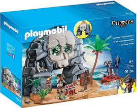 פליימוביל פליימוביל אי הגולגולת הפיראטי מזוודת נשיאה 70113 - Playmobil