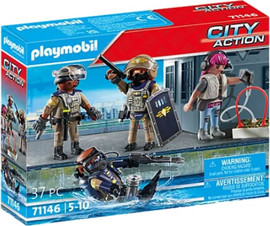 playmobil פליימוביל יחידה טקטית סט דמויות 71146 - Playmobil