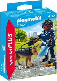 פליימוביל פליימוביל שוטר וכלב משטרה 71162 Playmobil