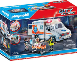 playmobil פליימוביל אמבולנס 71232 - Playmobil