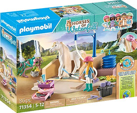 פליימוביל פליימוביל תחנה לשטיפת סוסים  71354 Playmobil