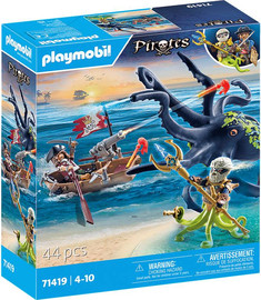 playmobil פליימוביל הקרב נגד התמנון הענק 71419 - Playmobil