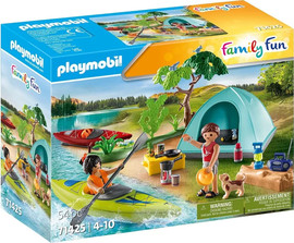 playmobil פליימוביל קמפינג עם מדורה 71425 - Playmobil