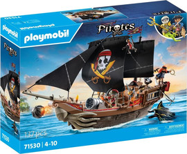 playmobil פליימוביל ספינת פיראטים גדולה 71530 - Playmobil
