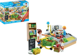 playmobil פליימוביל סופרמרקט אורגני 71648 - Playmobil