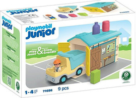 playmobil ג'וניור: משאית אשפה Playmobil 71686