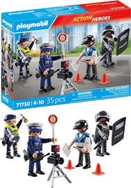 playmobil פליימוביל סט דמויות משטרה 71730 - Playmobil