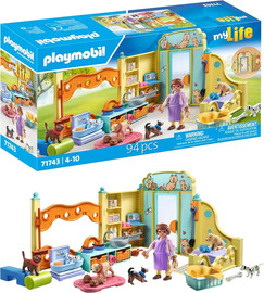 playmobil פליימוביל מרכז טיפול בגורים 71743 - Playmobil