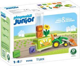 playmobil פליימוביל גוניור טרקטור עם טעינה והורדה 71773 - Playmobil