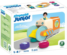 playmobil פליימוביל גוניור רכב איסוף אשפה 71774 - Playmobil