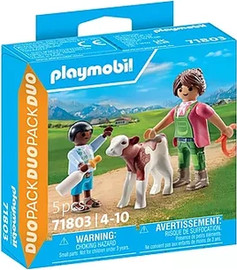 פליימוביל פליימוביל חקלאי עם עגל 71803 Playmobil