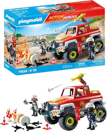 playmobil פליימוביל רכב כיבוי שטח 71824 - Playmobil
