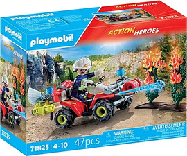 playmobil פליימוביל טרקטורון כיבוי אש 71825 - Playmobil