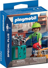 פליימוביל פליימוביל מכונאי עם כלי עבודה 72031 – Playmobil