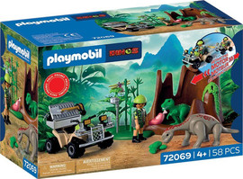 playmobil מחבוא דינוזאורים Playmobil 72069