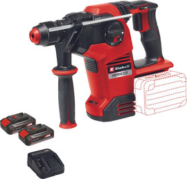 EINHELL פטישון בראשלס עוצמתי נטען 36v +מטען +2 סוללות 2.5Ah